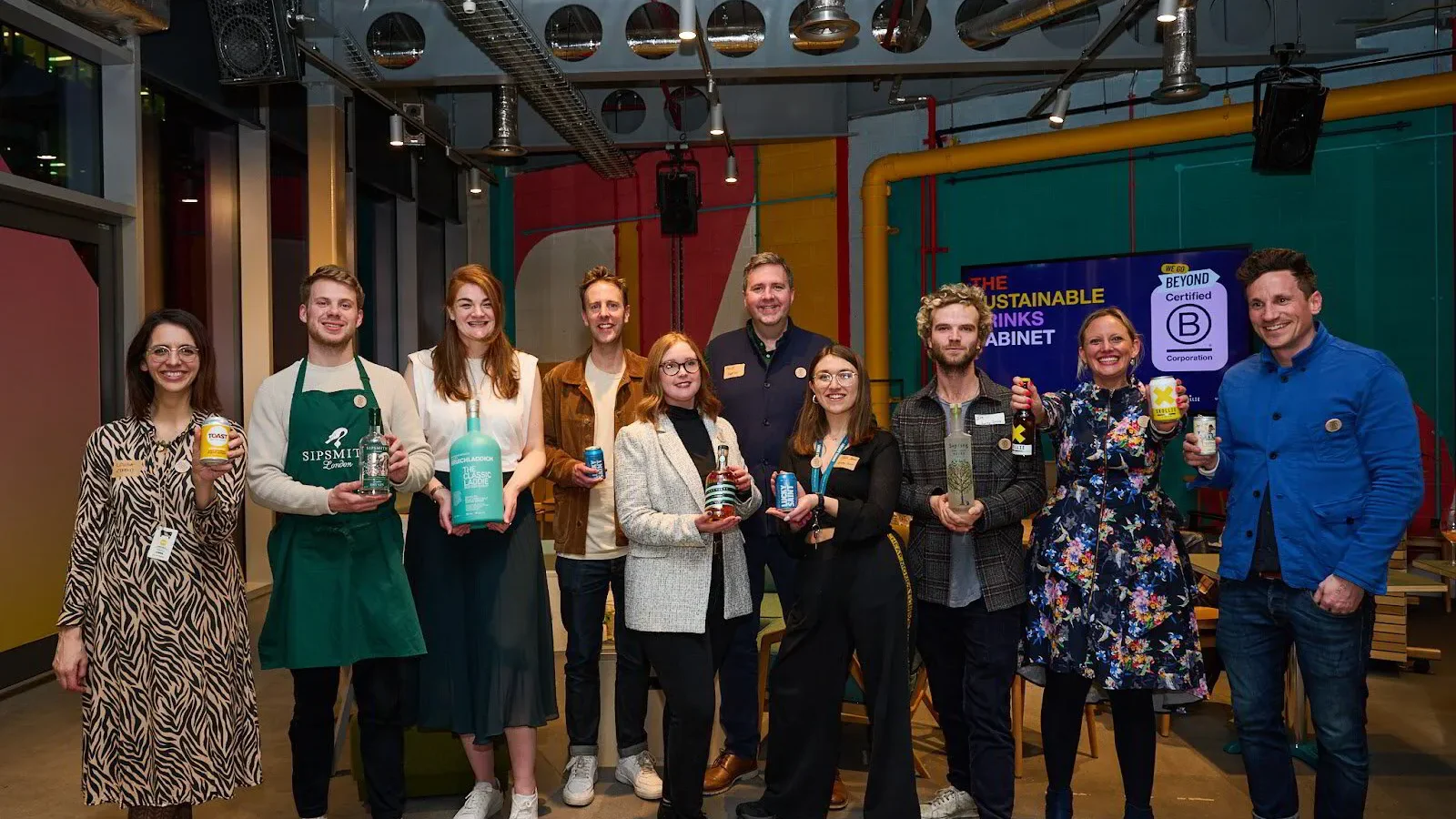 Leading drinks brands host hugely successful ‘Sustainable Drinks Cabinet' event to celebrate B Corp Month